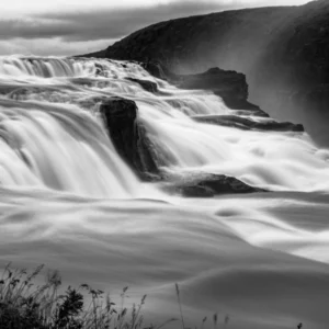 Plan rapproché de la cascade Gulfoss en Islance